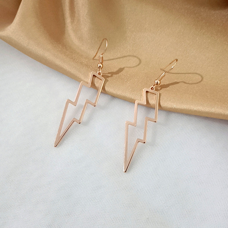 Women's Geometric Lightning For Temperamental Popular Fashion Earrings