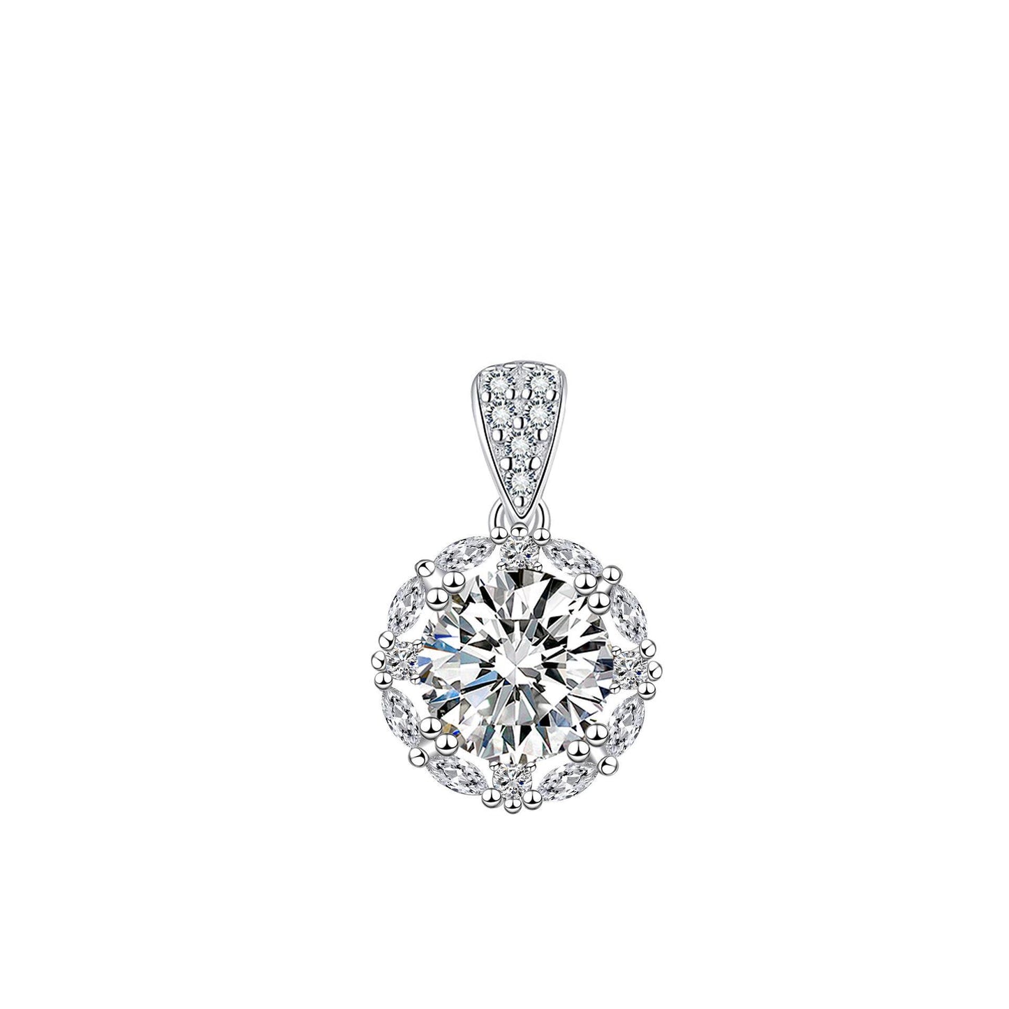 Diamond Light Luxury Karat Large Queen Pendants