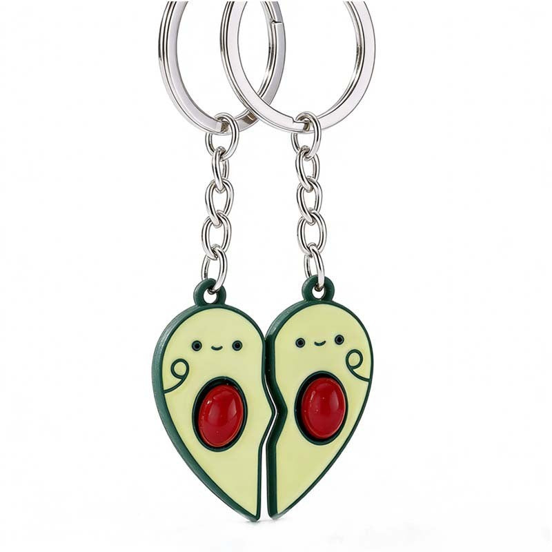 Love Magnetic Good Friend Heart-shaped Three-piece Necklace