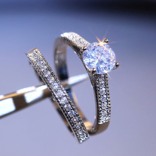 Live Broadcast Couple Wedding Proposal Small Ring