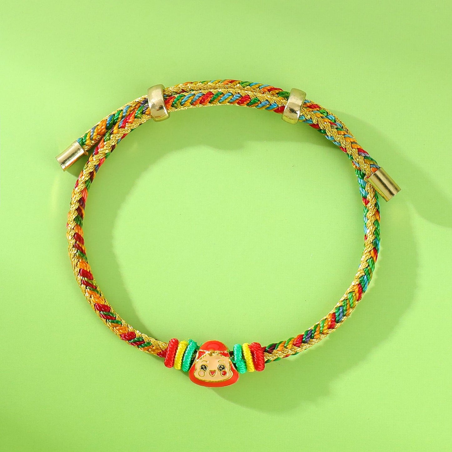 Festival Colorful Rope Carrying Strap Cartoon Small Bracelet