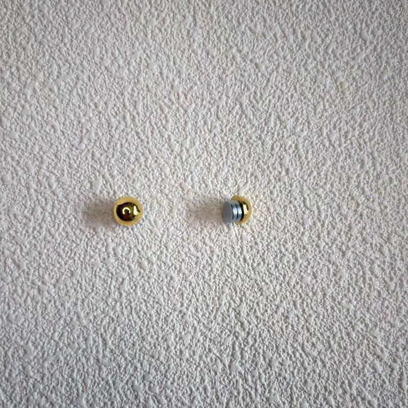 Magnetic Brooch Scarf Clasp Veil Buckle Stud Earrings