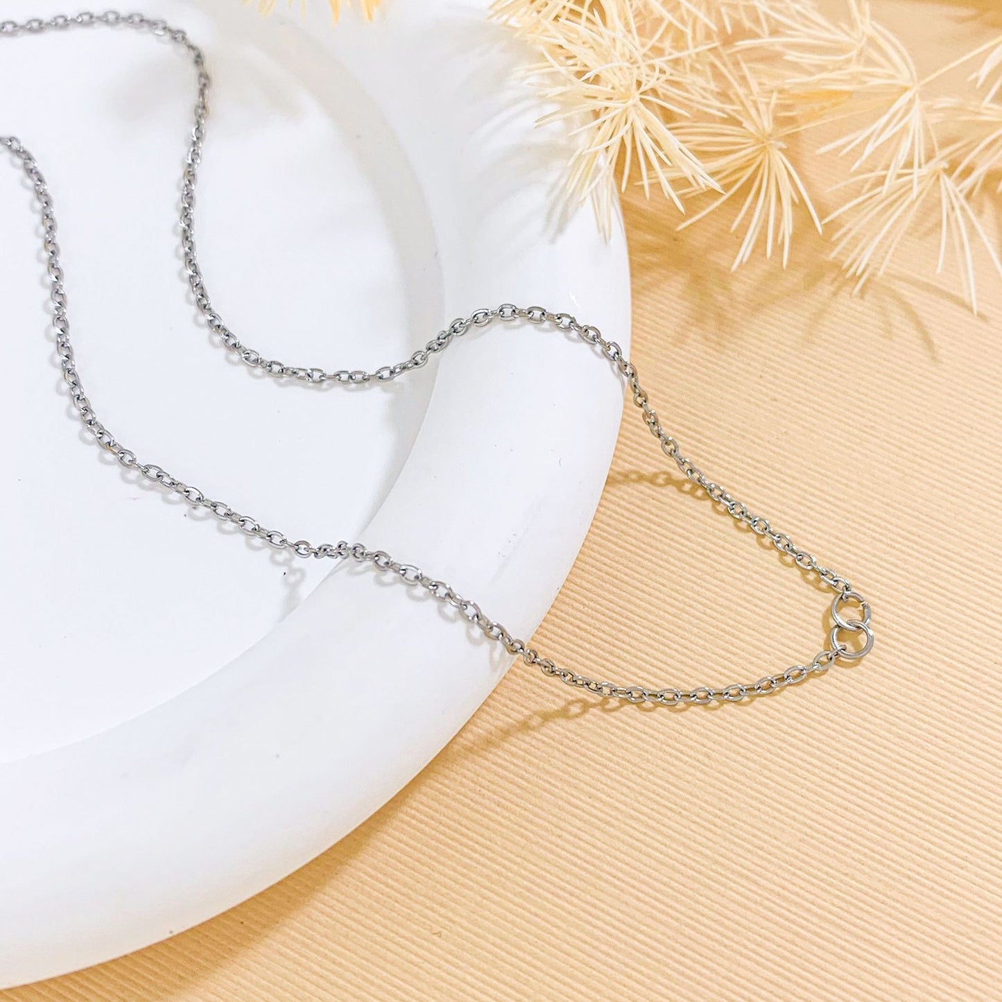 Women's Summer Simple Pure Niche Design Titanium Steel Necklaces