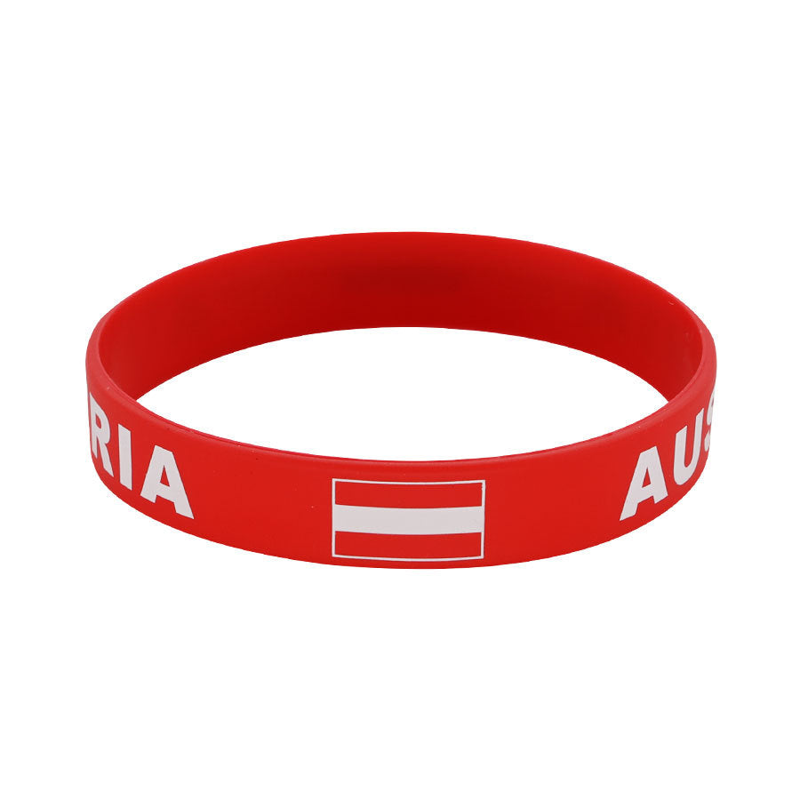 Cup Silicone National Team Canada Ink Flag Bracelets