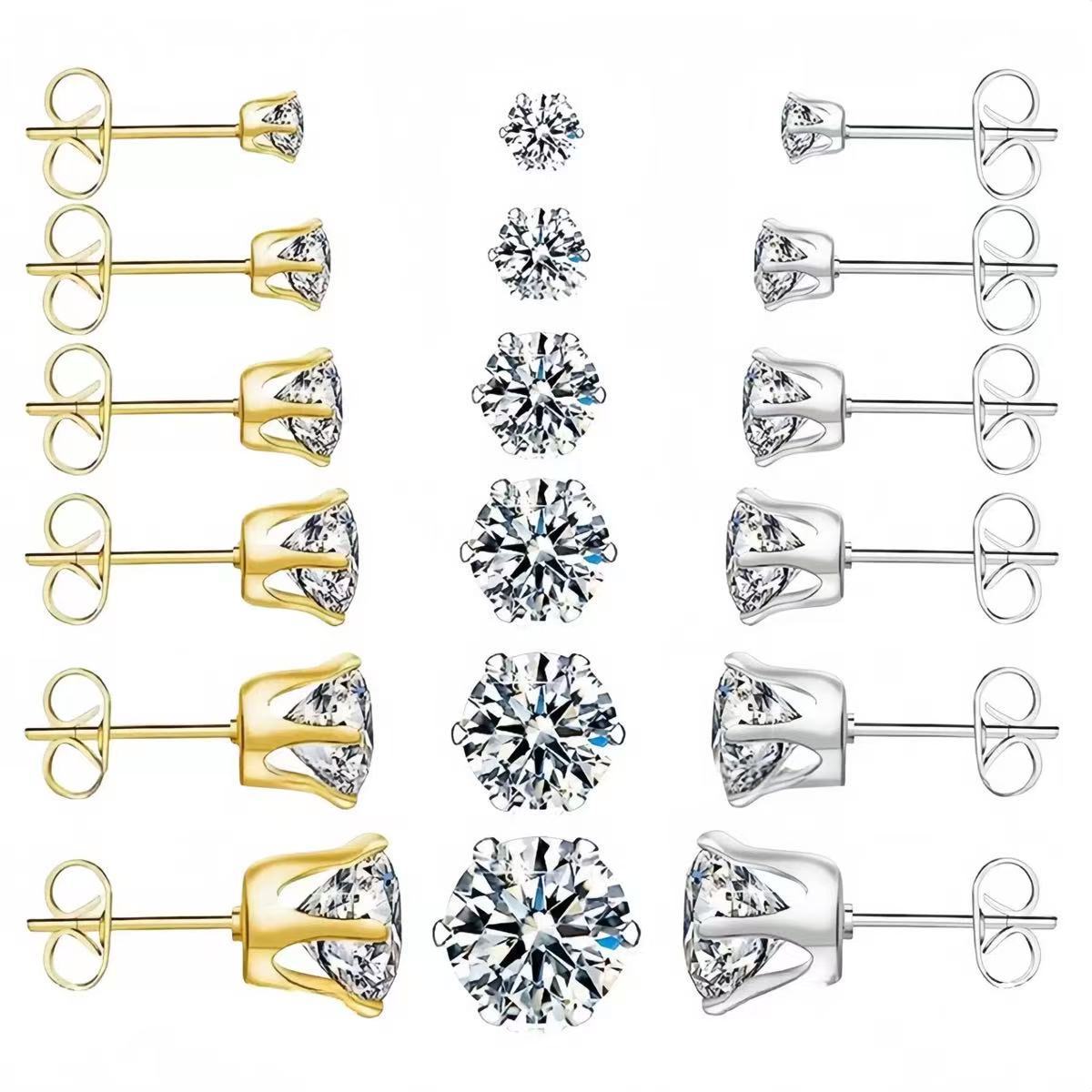 Women's Flash Classic Zircon Simple Fashion Ear Rings