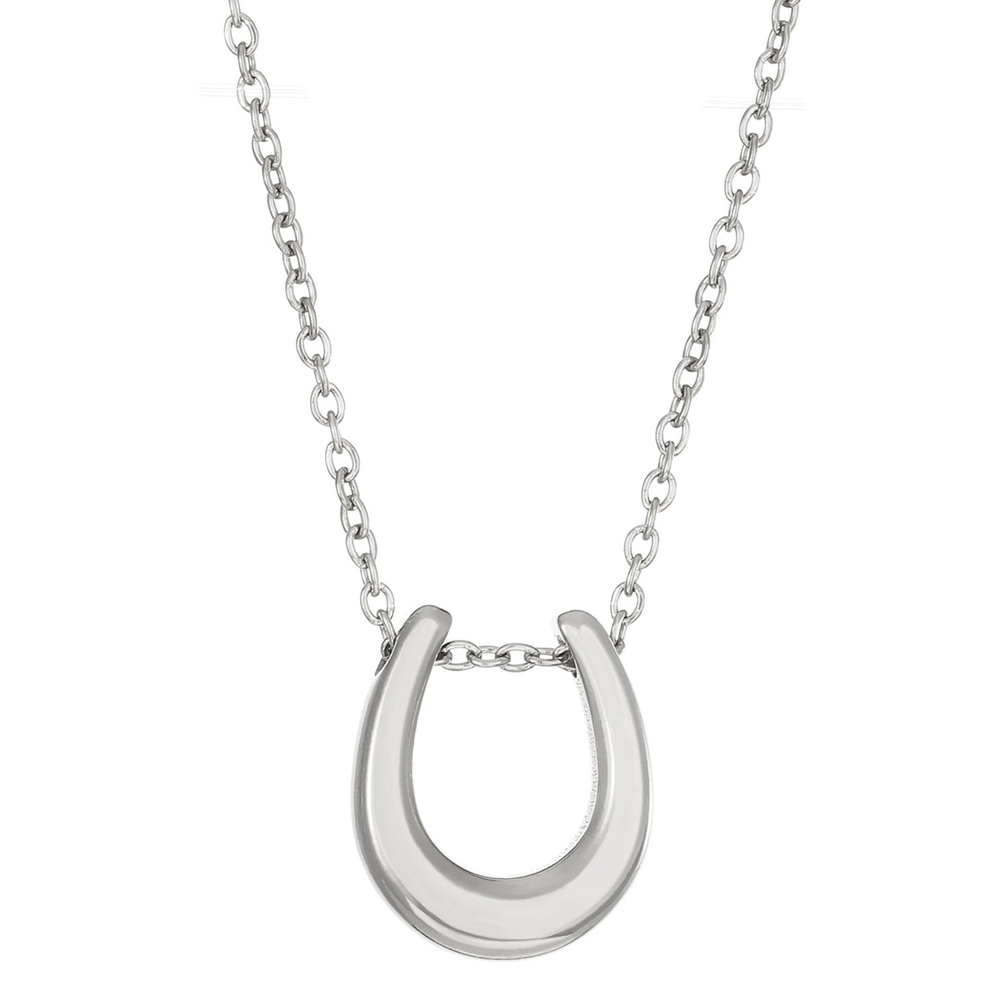 Titanium Steel Horseshoe U-shaped Female Style Design Necklaces