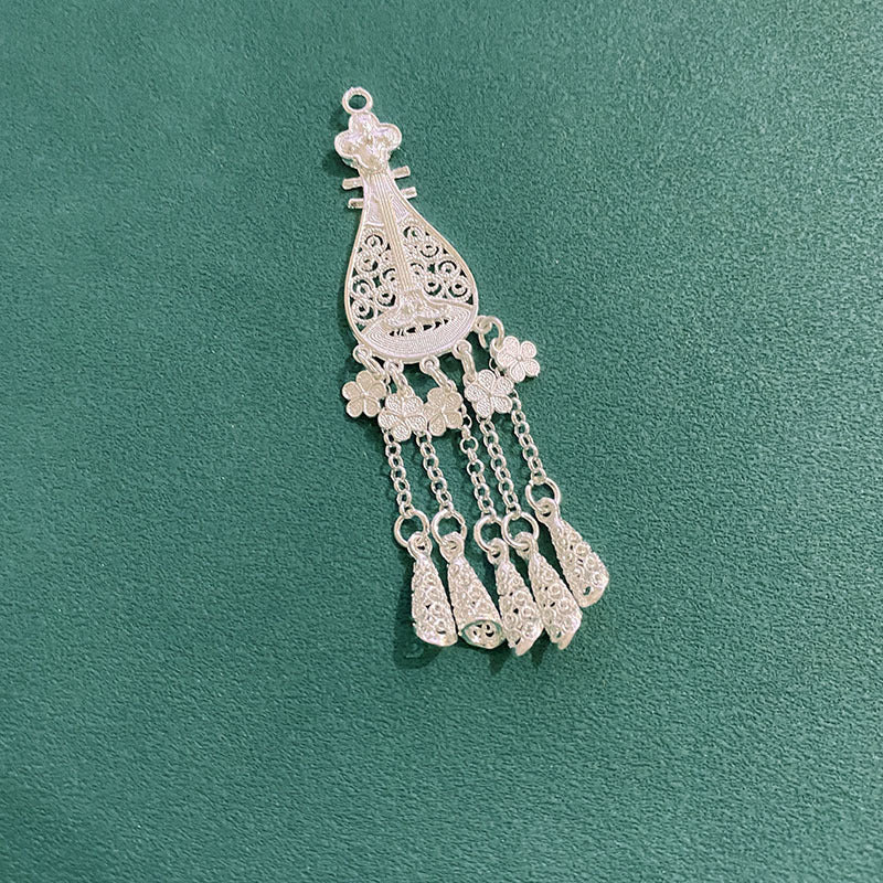 Magnets Sier Hat Butterfly Peacock Phoenix Earrings