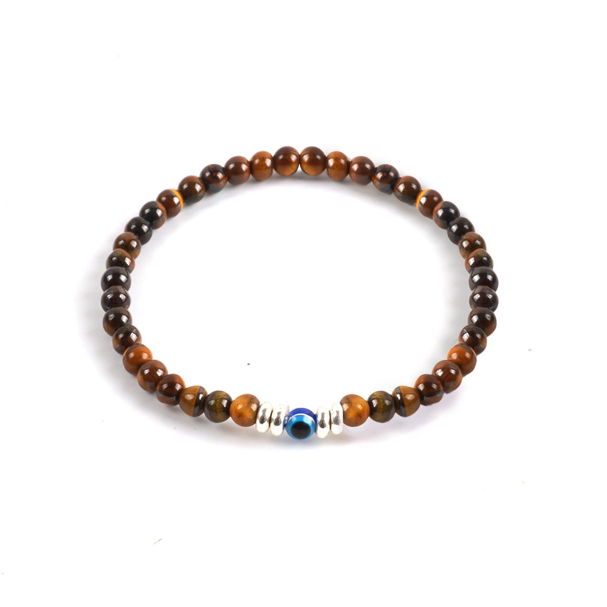 Obsidian White Turquoise Handmade Beaded Hand Bracelets