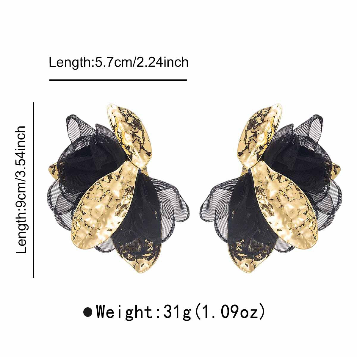 Women's Vacation Style Enamel Color Flower Pearl Light Luxury High-grade Earrings