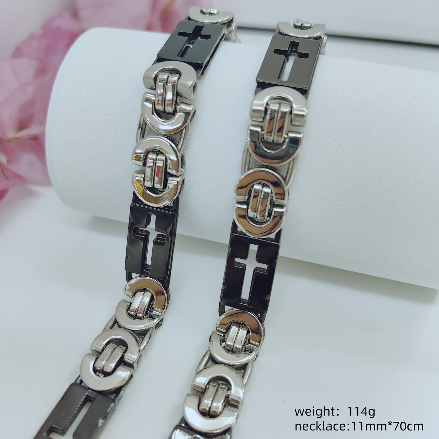 Fashion Trendy Unique Man's Stainless Steel Necklace