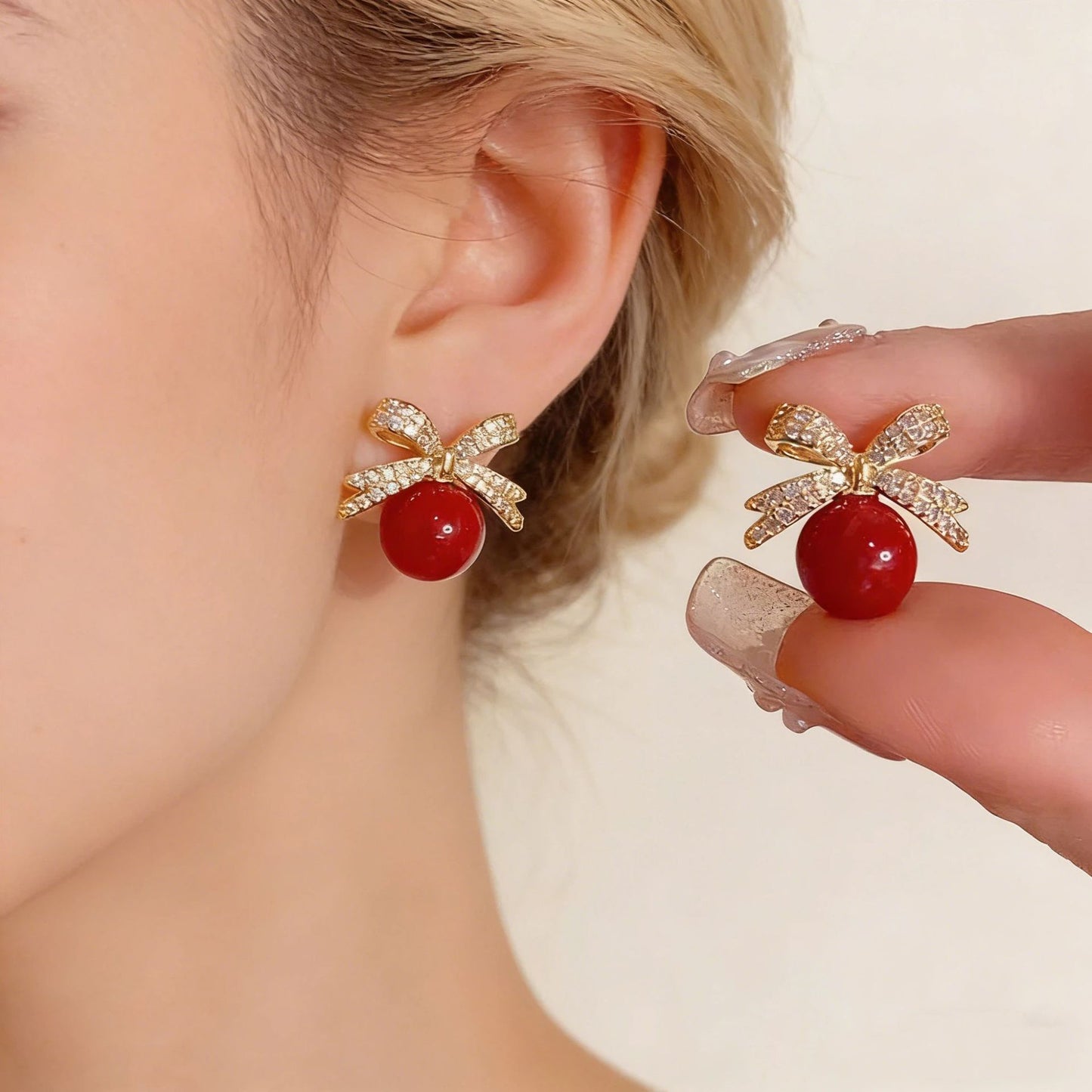 Exaggerated Big Pearl Shaped Female Style Creative Design Rings