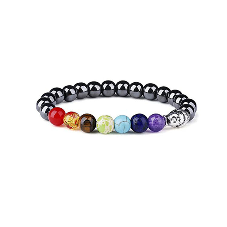 Colorful Pulse Haematite Energy Magnet Yoga Bracelets