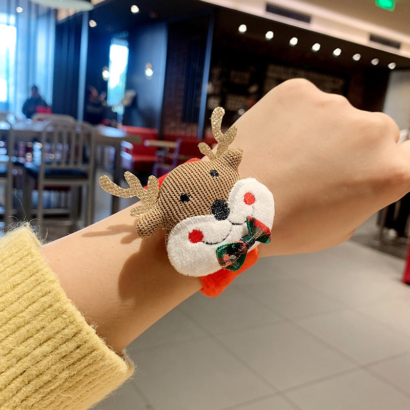 Christmas Plush Pop Cute Cartoon Doll Couple Small Gift Bracelet