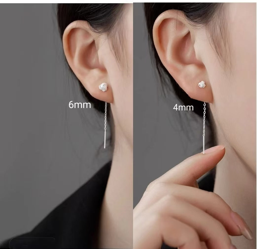 Women's Knot Tassel String Light Luxury Minority Design Ear Line