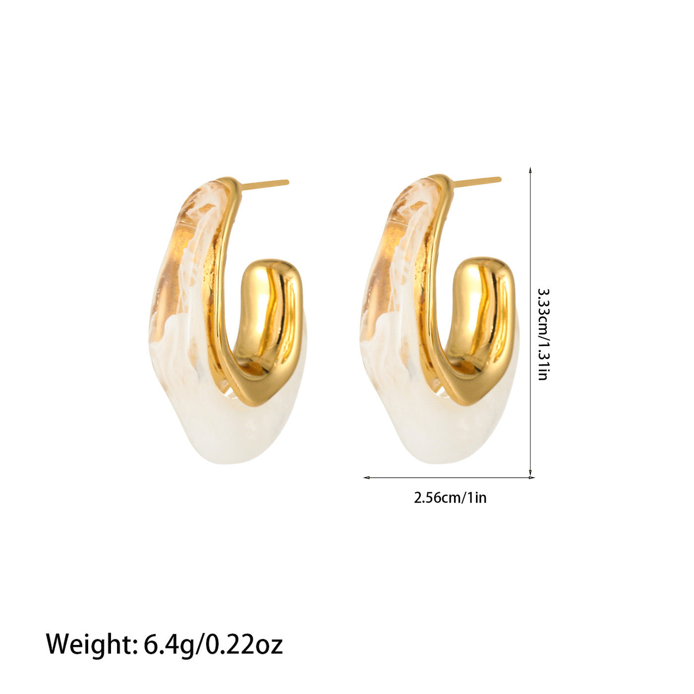 Women's Titanium Steel Fashion Temperament Commute High-grade Earrings