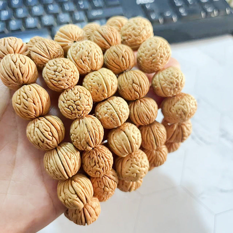 Pattern Willow Leaf Navel Vertical Pumpkin Pile Pecan Bracelet