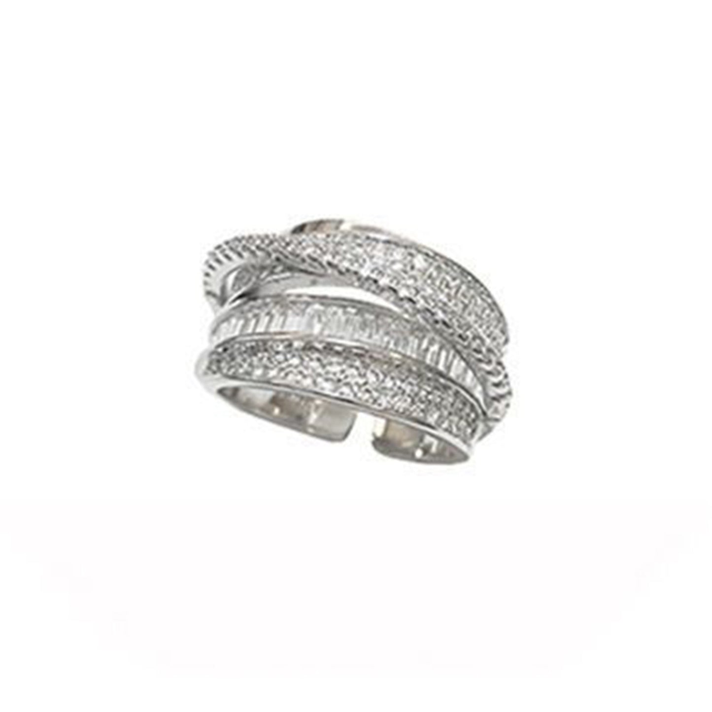Fashion Copper Inlaid Zircon Cord For Braiding Female Niche Ring