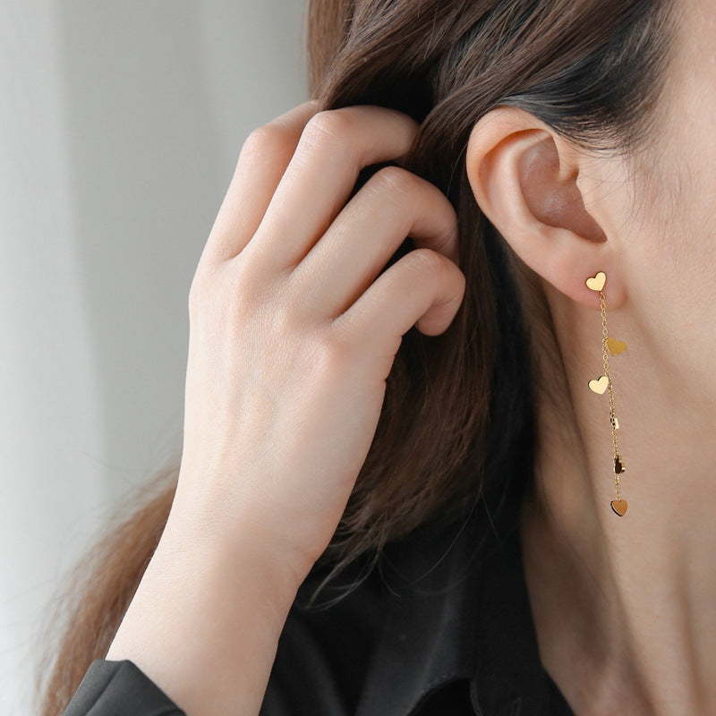 Love Long Fringe Personality Fashion No Rings