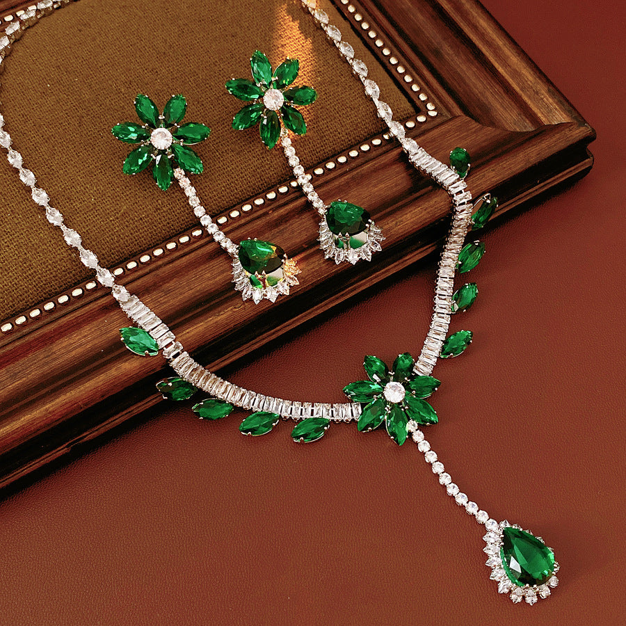 Elegant Drop Round Light Luxury Minority Necklaces