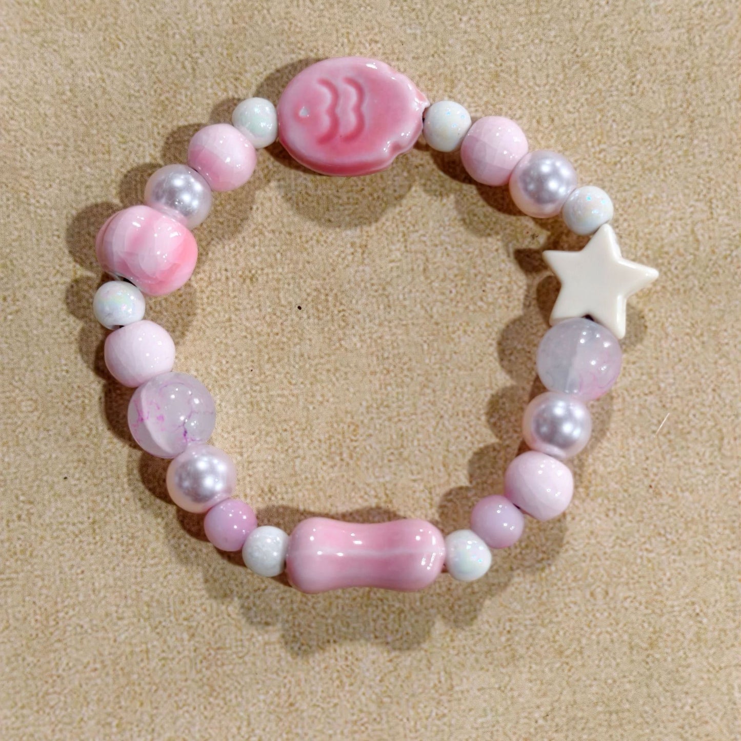 Alloy Ceramic Ethnic Style Single Handmade Filament Bracelet
