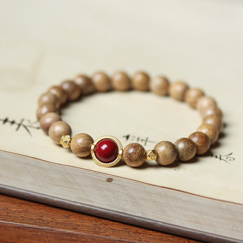 Men's Milk Fragrance Wooden Hand String Chain Artistic Female Life Gift Bracelet