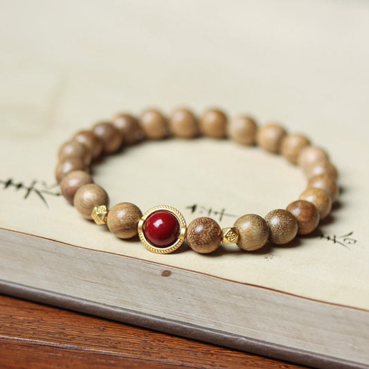 Men's Milk Fragrance Wooden Hand String Chain Artistic Female Life Gift Bracelet