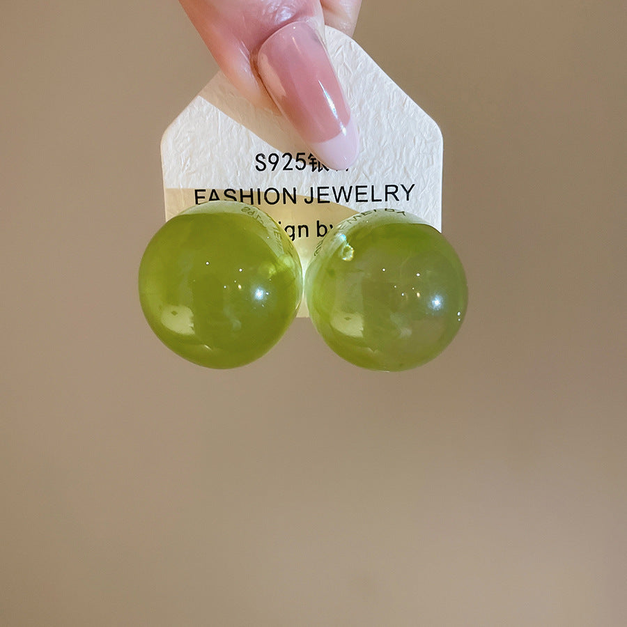 Women's Flower Shell Tassel Light Luxury High-grade Earrings