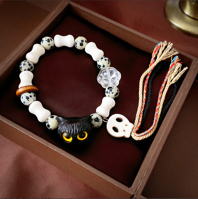 Women's Pearl Buckle French Fashion Design Retro Love Temperament Bracelets