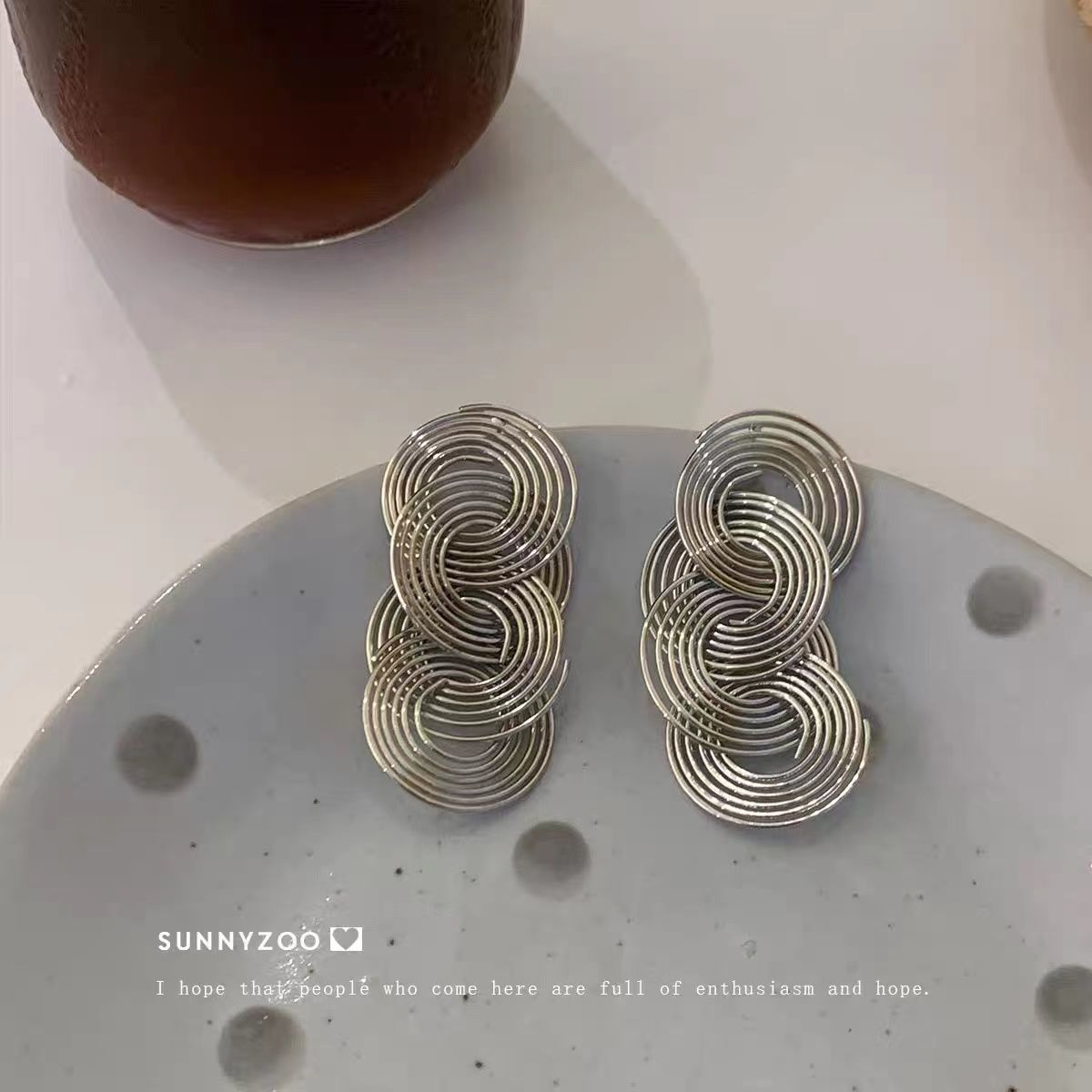 Trendy Cool Incense Modelling Small Sier Needle Mosquito Rings
