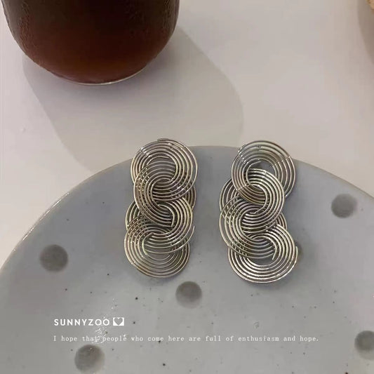 Trendy Cool Incense Modelling Small Sier Needle Mosquito Rings