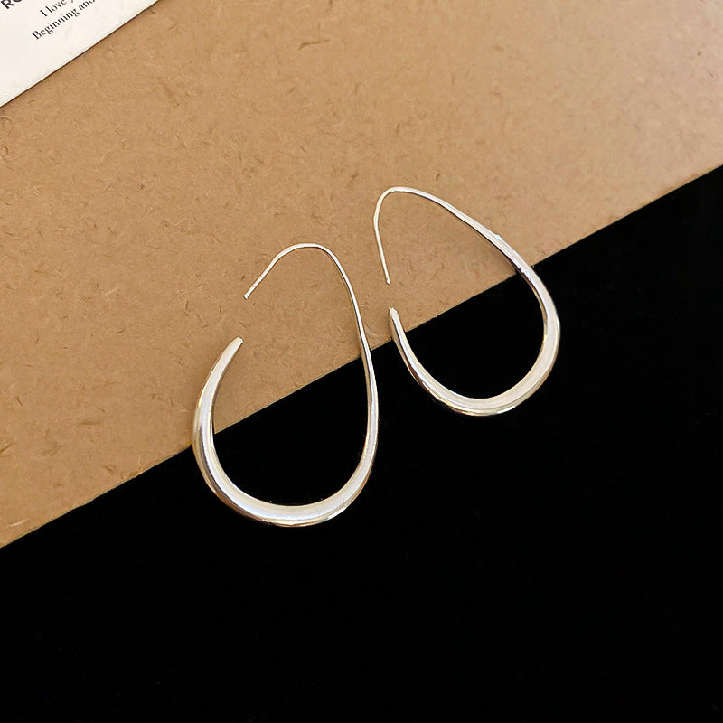 Women's Needle Zircon Bow Water Drop Tassel Simple Fashion Stud Earrings