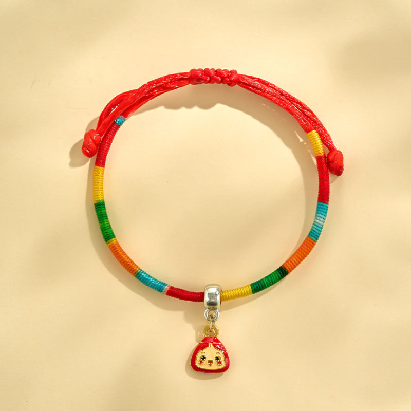 Children's Dragon Boat Festival Colorful Rope Hand-woven Small Bracelets