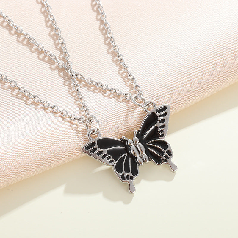 Good Friend Butterfly Best Friendship Magnetic Necklaces