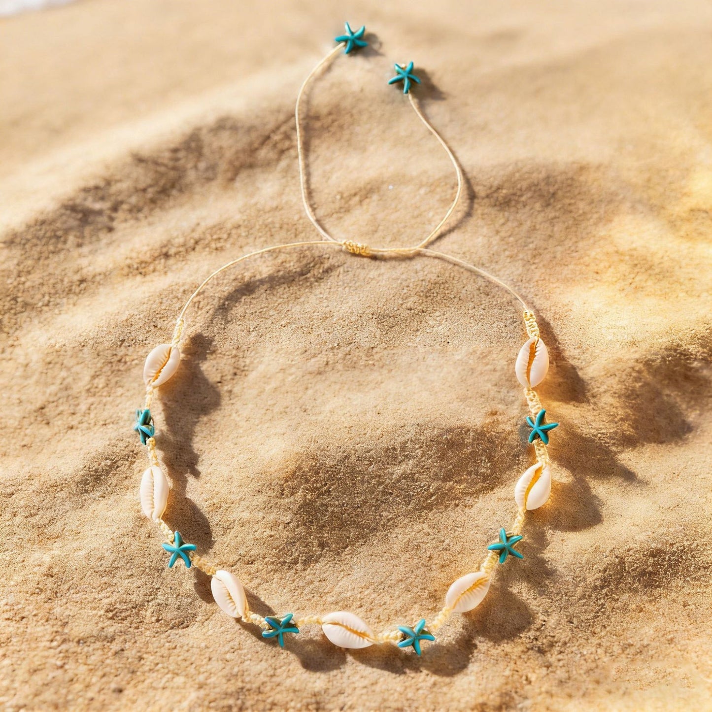 Holiday Ocean Style Cartoon Shell Design Starfish Necklaces