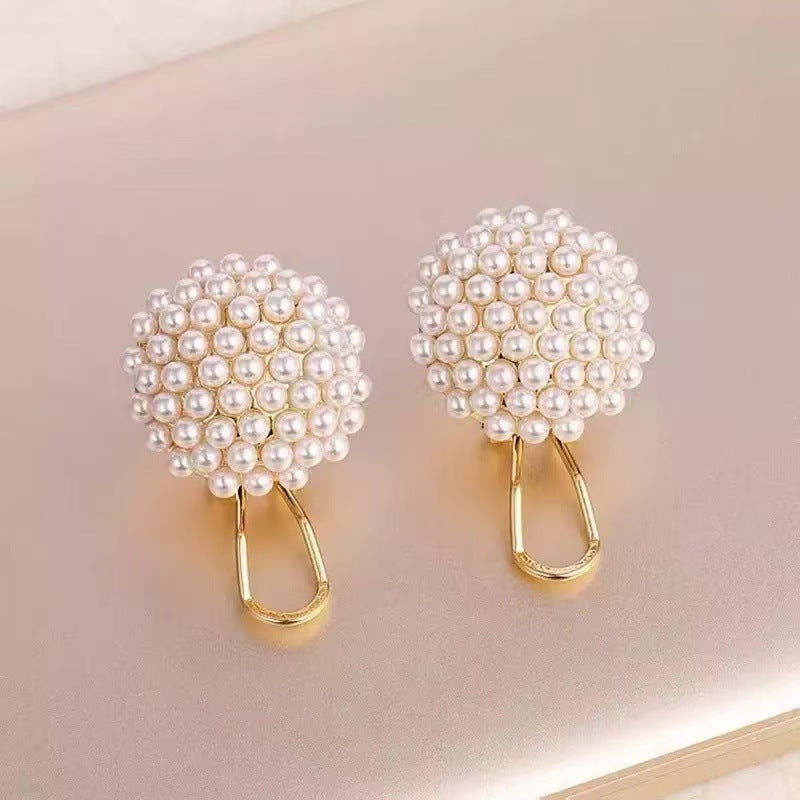 Women's Pair Cross Mirror Classic Fashion Simple Love Heart High-grade Earrings
