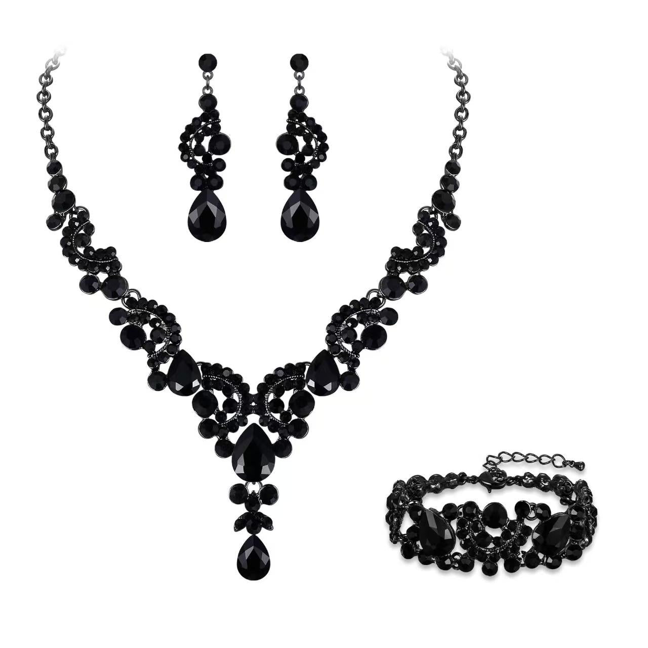 Unique Classic Stylish Cool Diamond Alloy Jewelry Set