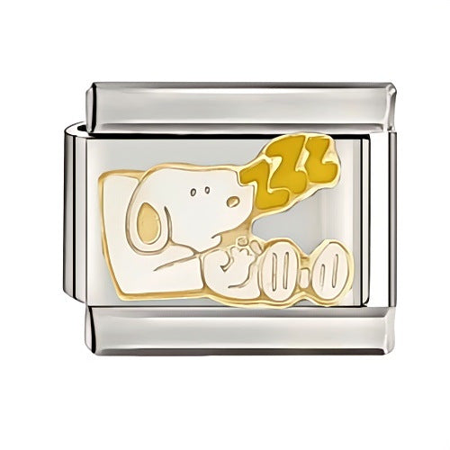 Welding Pattern Oil Dripping Cartoon Italian Bracelets