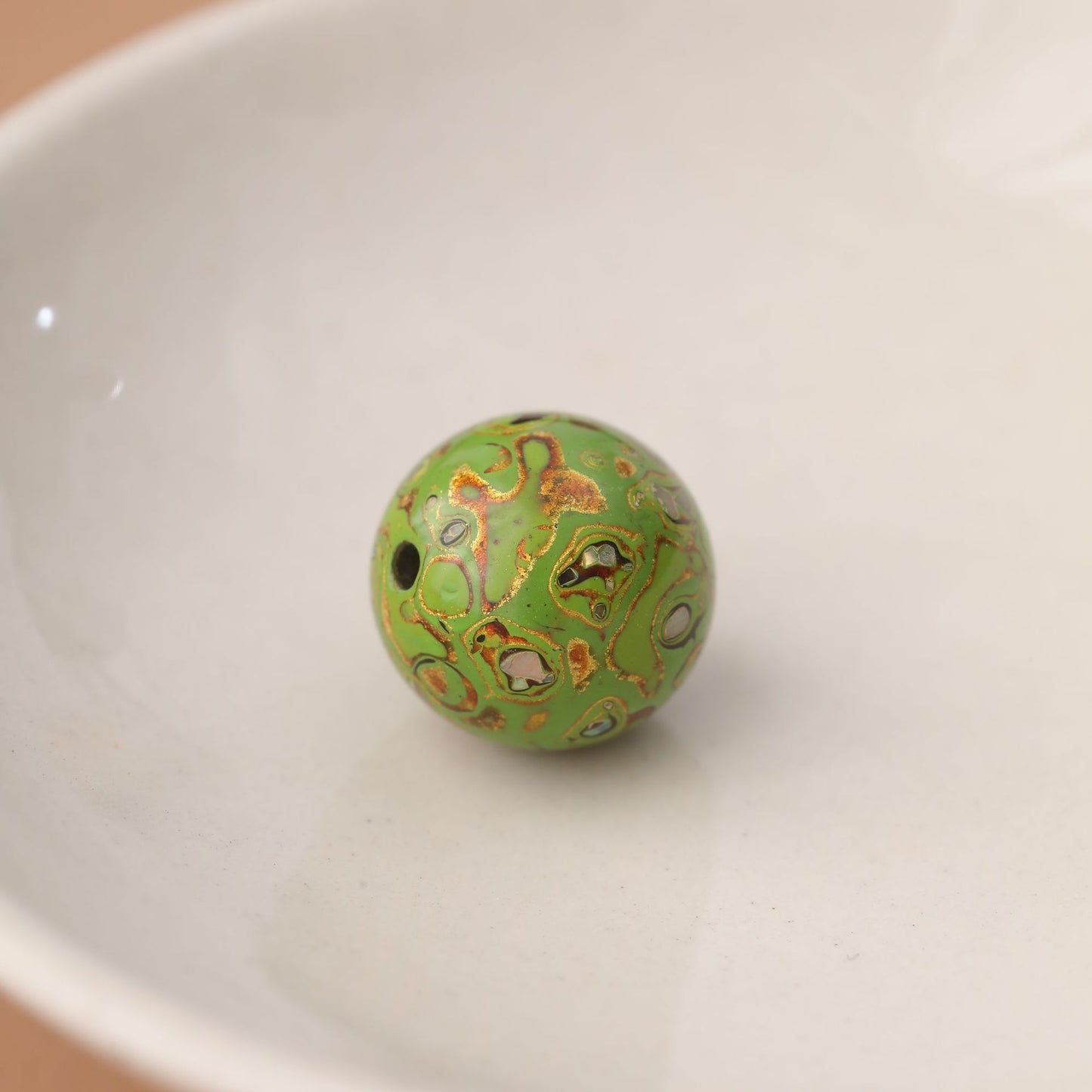 Paint Inlaid Snail Scattered Beads Crafts Live Bracelet