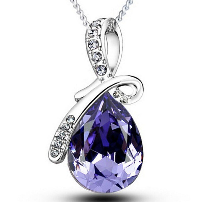 Clavicle Chain Angels Cry Water Drop Exquisite Necklace
