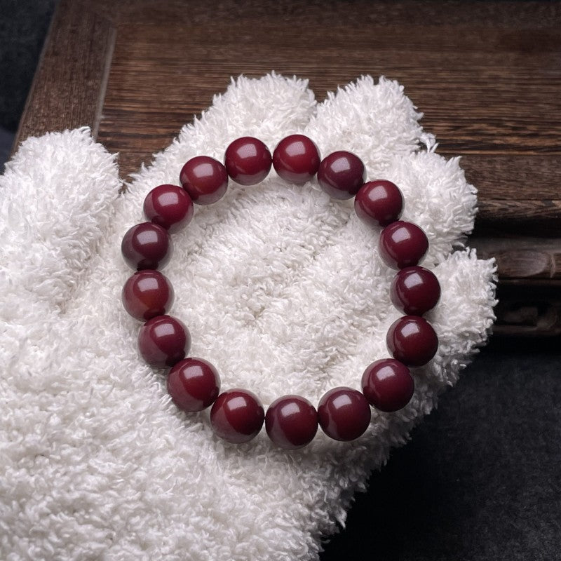 Women's & Men's Flowers Bodhi Pliable Temperament Hand Toy Charcoal Seed Crafts Single Bracelet