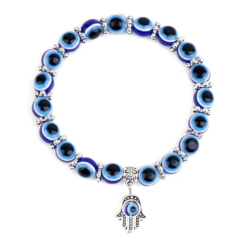 Turkish Blue Eyes Fatima Palm Devil Bracelets