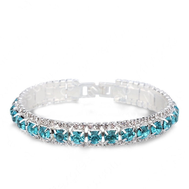 Fashion Rhinestone Female Bride Full Diamond Wedding Bracelets