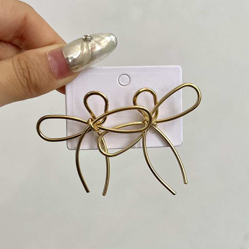 Women's Minimalist Korean Style Simple Graceful Commute Bow Light Luxury Exquisite Rings