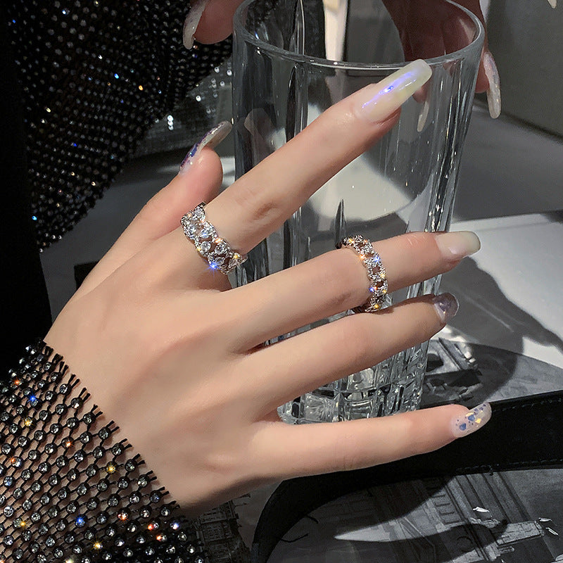Cold High Sense Light Luxury Minority Design Fashion Rings