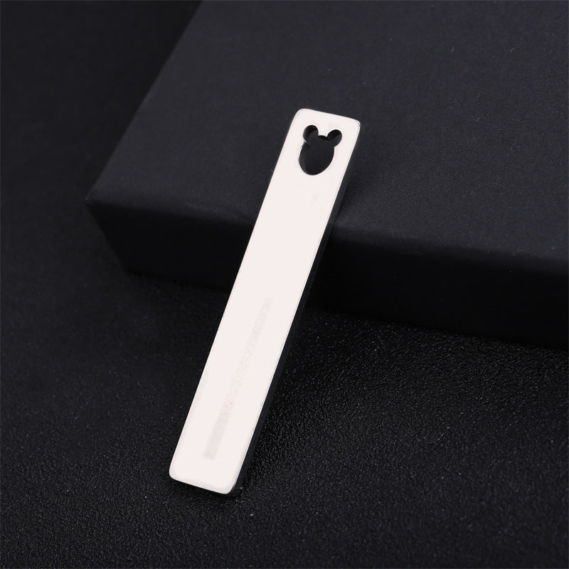 Blank Material Titanium Number Plate Accessories Pendants