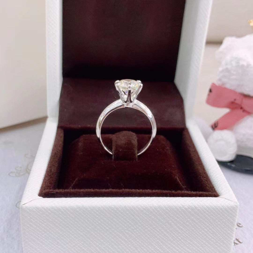 Women's Live Streaming Welfare Moissanite Classic Karat Rings