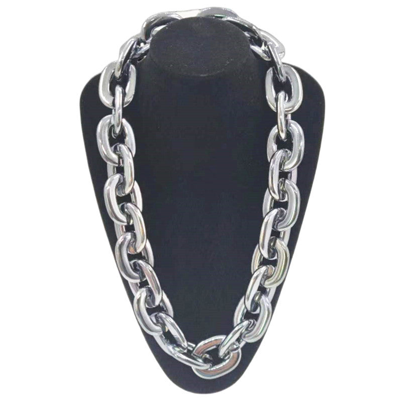 Chain Team Tag Props Acrylic Nightclub Performance Necklaces