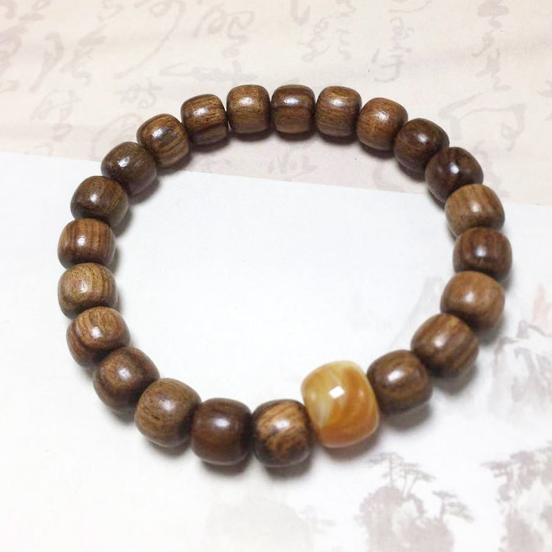 Women's & Men's Wooden Beaded Small Specifications Rosary Decorative Bracelet