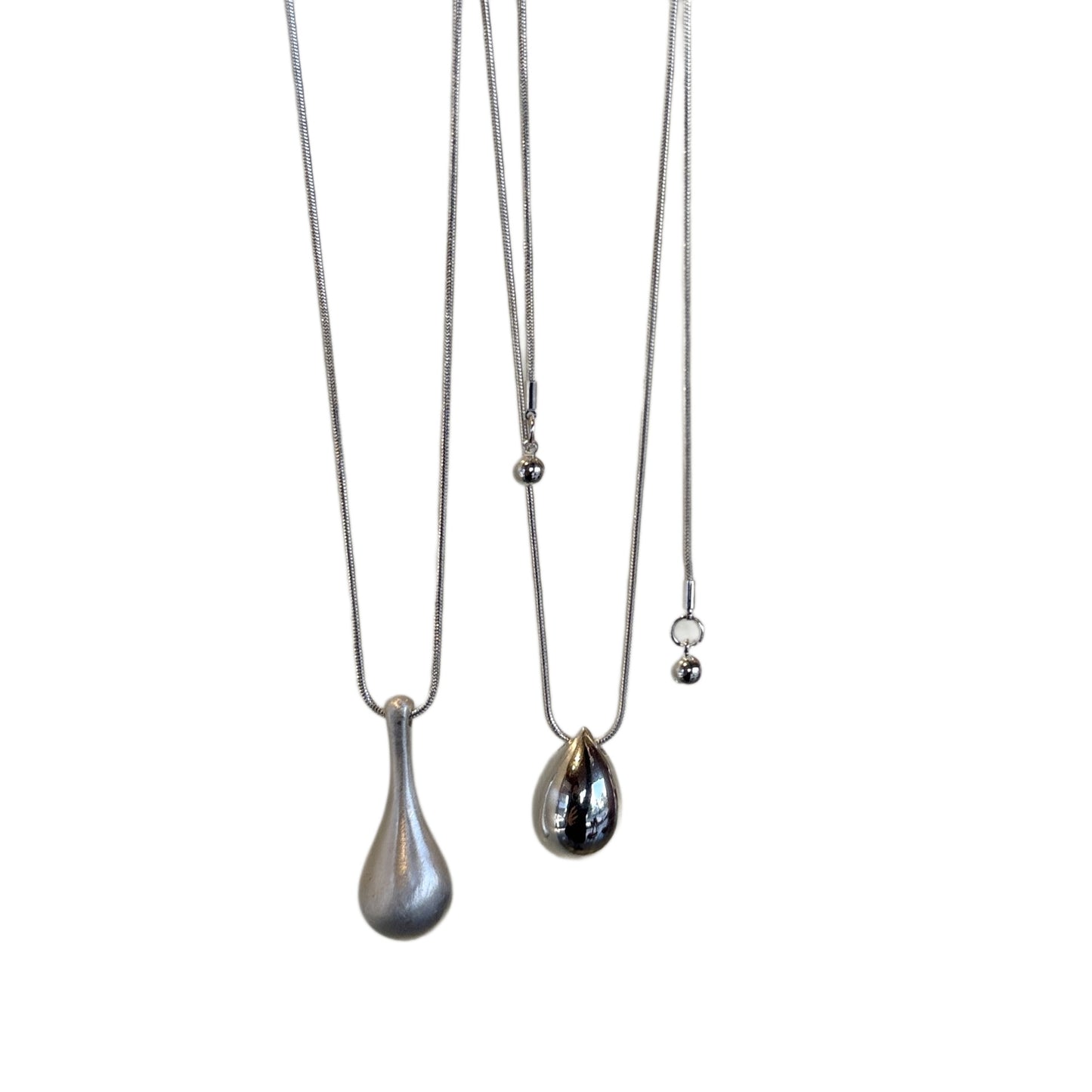 Women's Minimalist Sier Drop Style Light Luxury High-grade Necklace