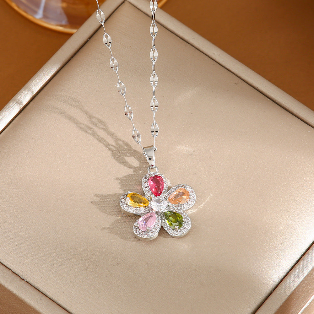 Women's Titanium Steel No Fading High-grade Design Necklaces
